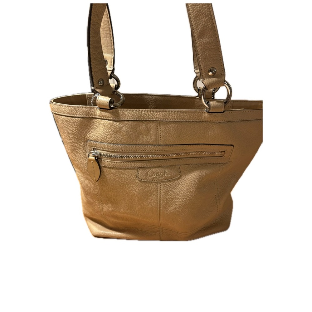 Coach Signature Carryall double straps (EUC) L1063 F14683 Kristen collection